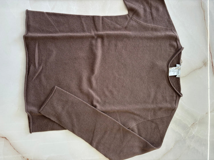 CARMEN - MAGLIONE MINIMAL - TAUPE