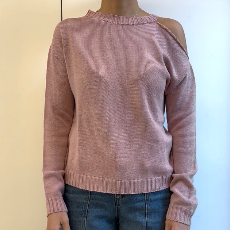 SUSY MIX - MAGLIA CUT OUT - ROSA