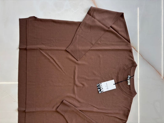 Susy Star - Maglia collo Girocollo - moro