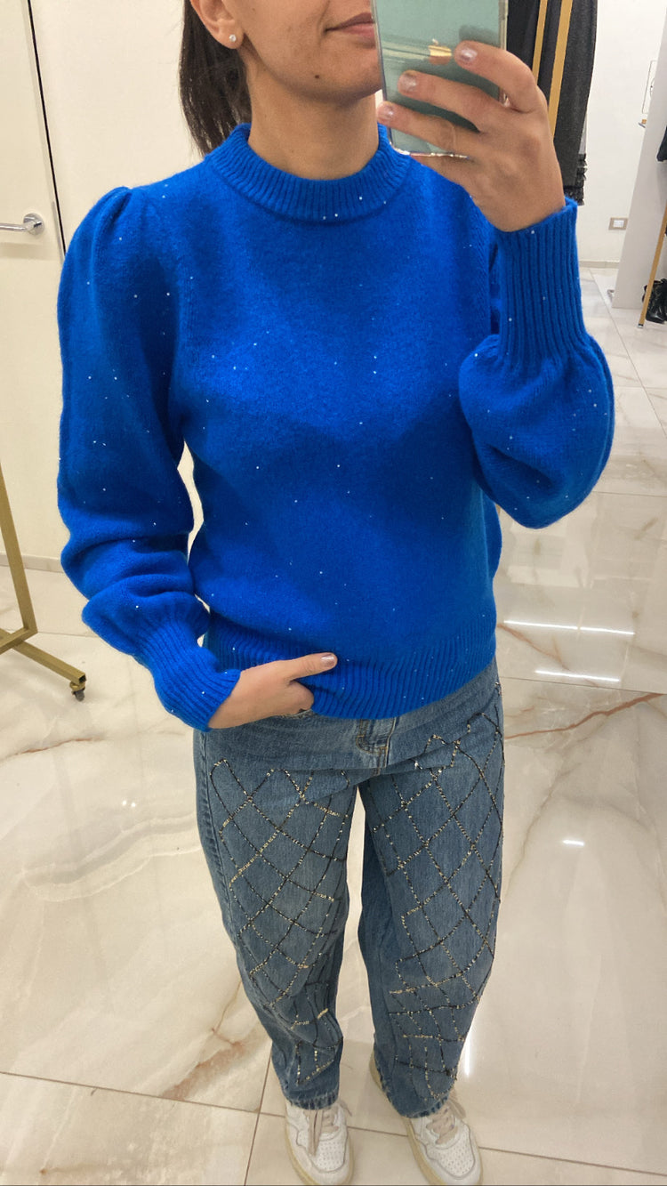 SOUVENIR ⭐ - JEANS - PAILLETTES - S