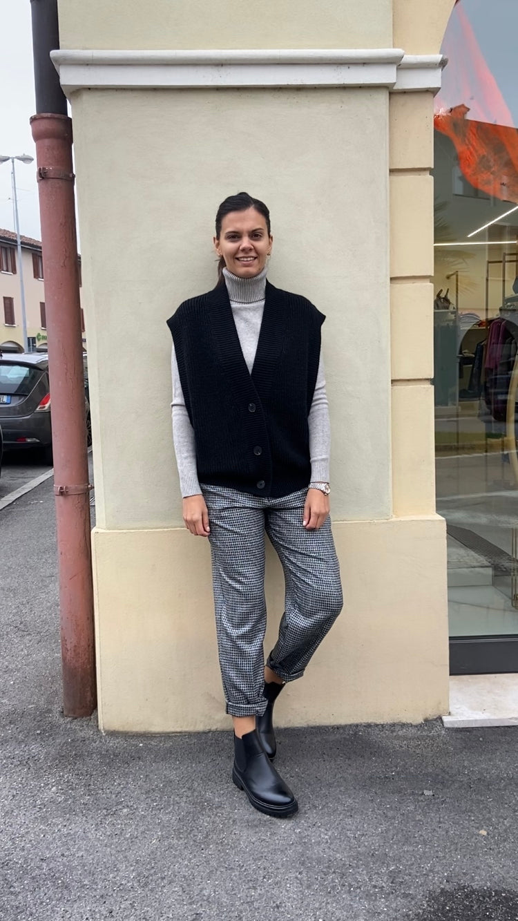MOTEL - PANTALONE SOFT - GRIGIO
