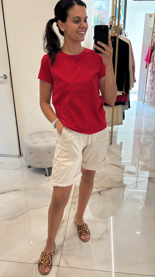SUSY MIX - T SHIRT NORMAL - ROSSO VIVO