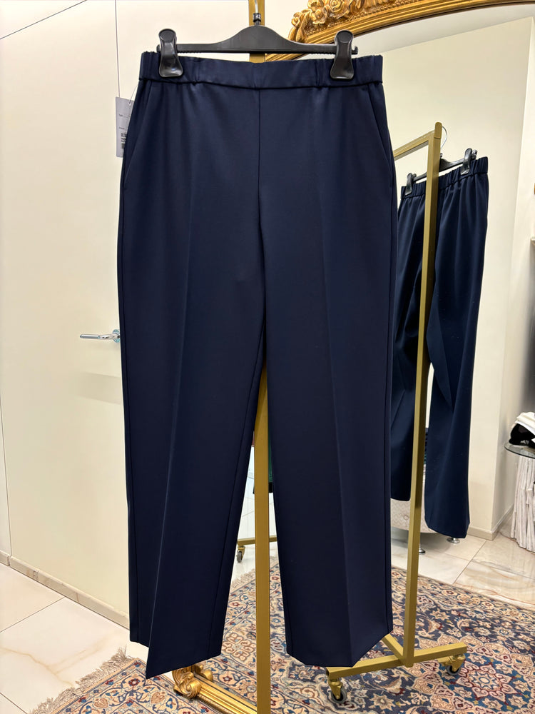 DANIEL & MAYER - PANTALONE PALAZZO IN TESSUTO - BLU