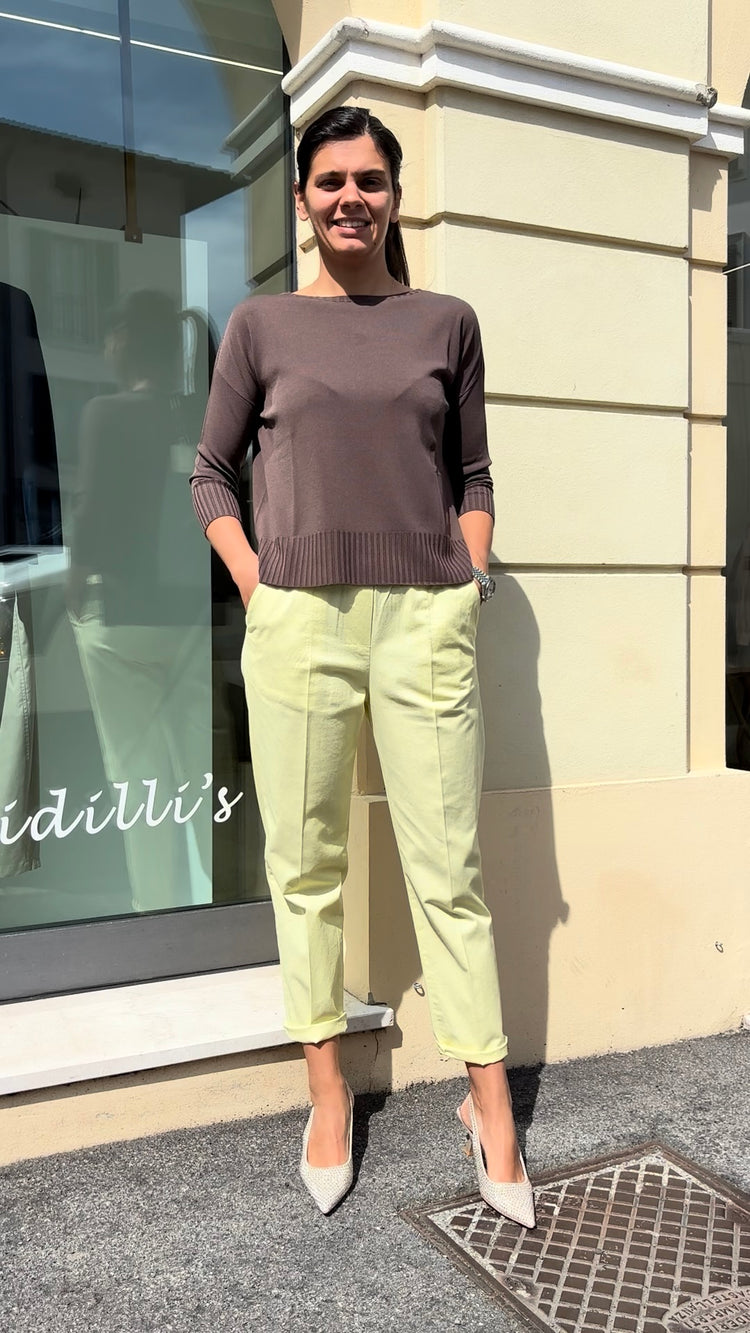 Margaret - Pantalone Coulisse - giallo