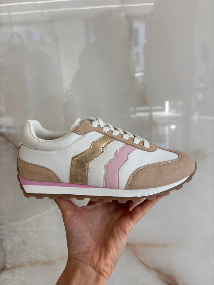 Sneakers - Primula - Beige e rosa