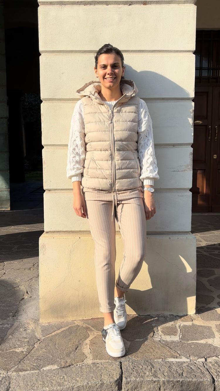 GIUBBINO SMANICATO - NEW TAHOE - PANNA