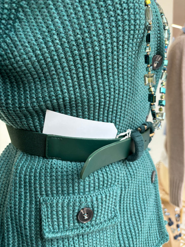 CINTURA - CON ELASTICO - VERDE