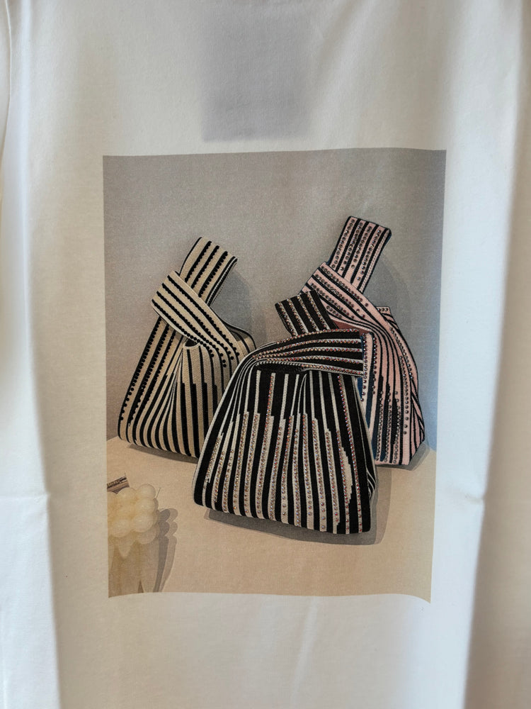DANIEL & MAYER - MAGLIA IN COTONE - STAMPA ROSA