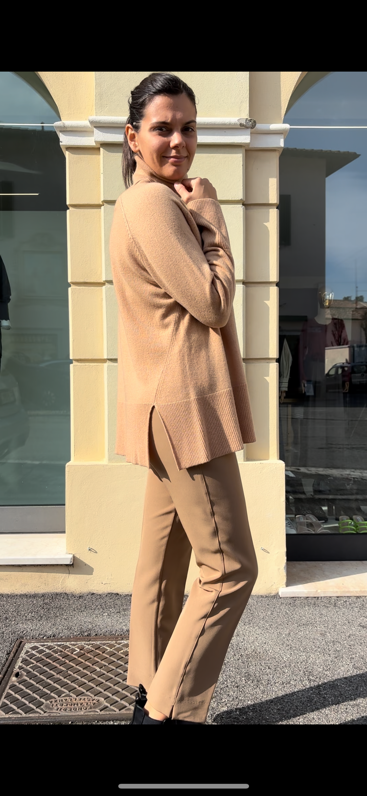 DANIEL & MAYER - PANTALONE BASICO CAMERON - BISCOTTO