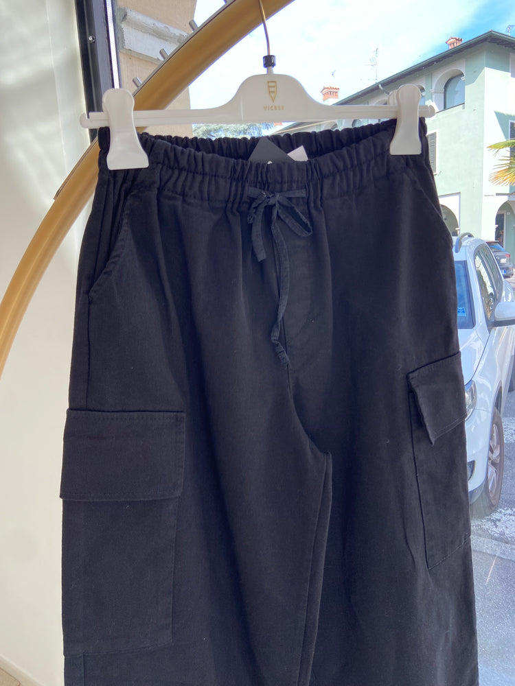 PANTALONE - SPORTY - NERO