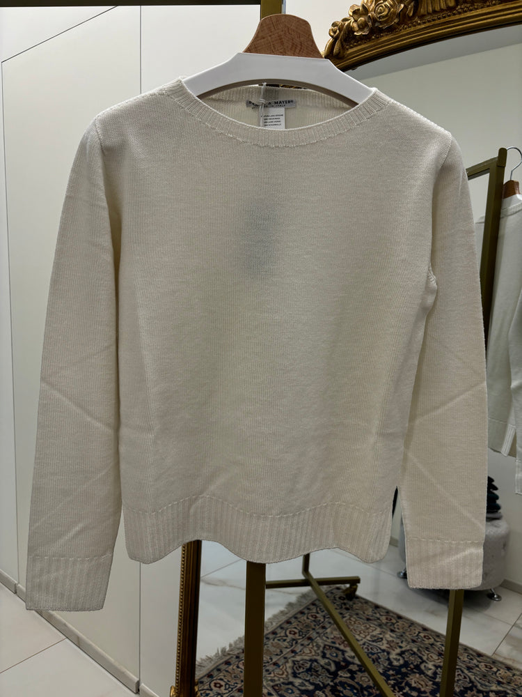 DANIEL & MAYER - MAGLIONE GIROCOLLO ERICA - LATTE