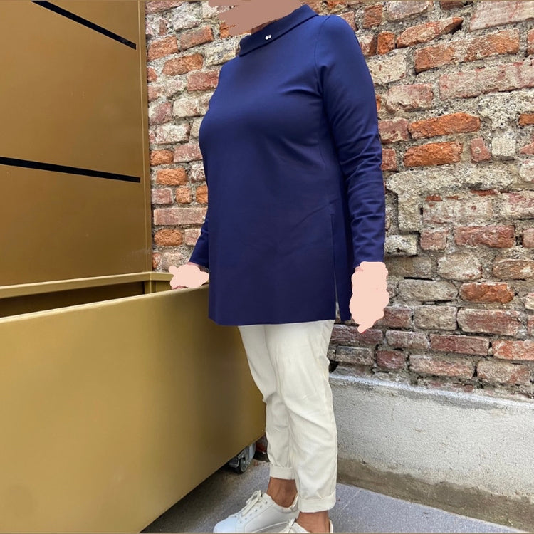 DANIEL & MAYER - MAGLIA EASY - BLU NOTTE