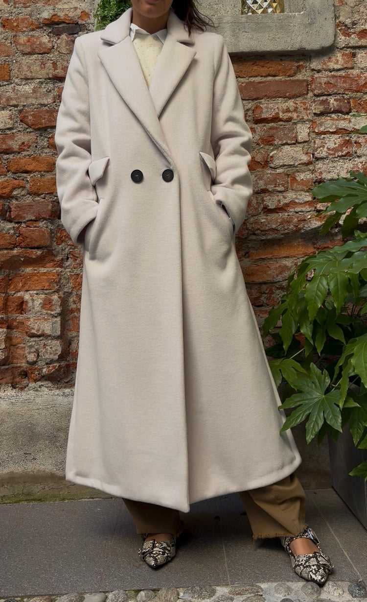 DANIEL & MAYER - CAPPOTTO LUNGO - MUMBAY - BIANCO