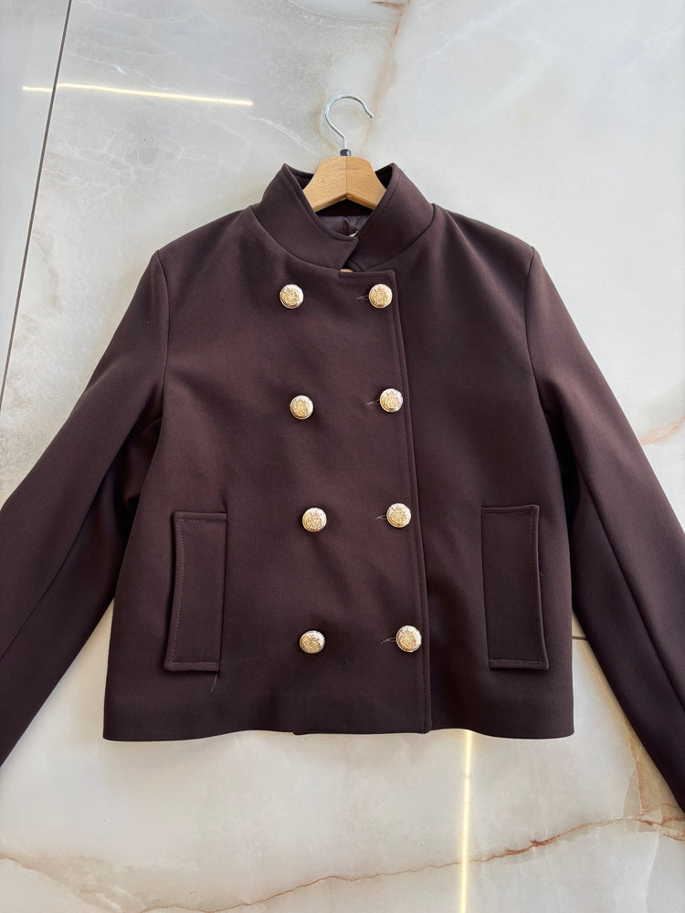 SUSY STAR - CAPPOTTO BOTTONI ORO - MORO