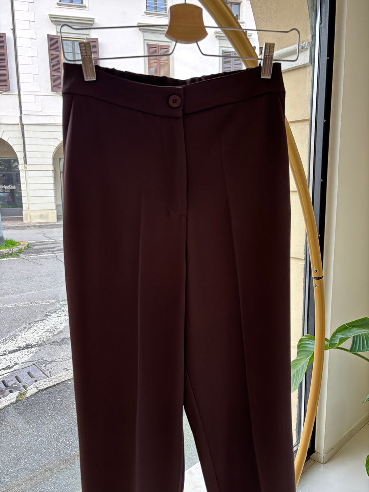 ANGELA DAVIS - PANTALONE - CIOCCOLATO