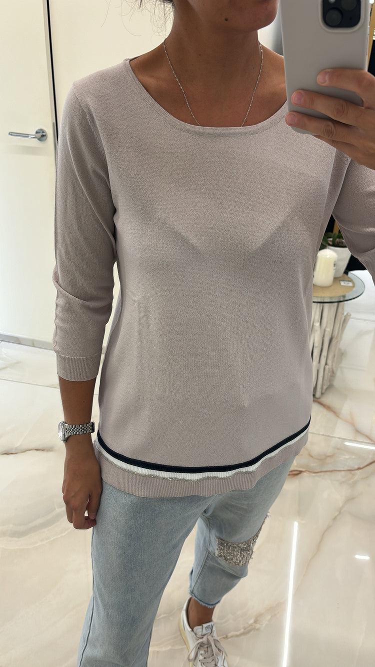 DANIEL & MAYER - MAGLIONCINO NEW YORK - BEIGE