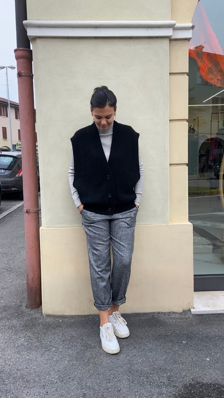 MOTEL - PANTALONE SOFT - GRIGIO