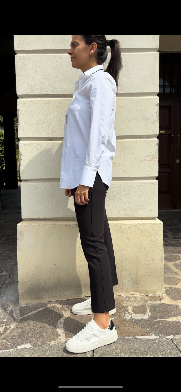 DANIEL & MAYER - CAMICIA RICAMO - BIANCO