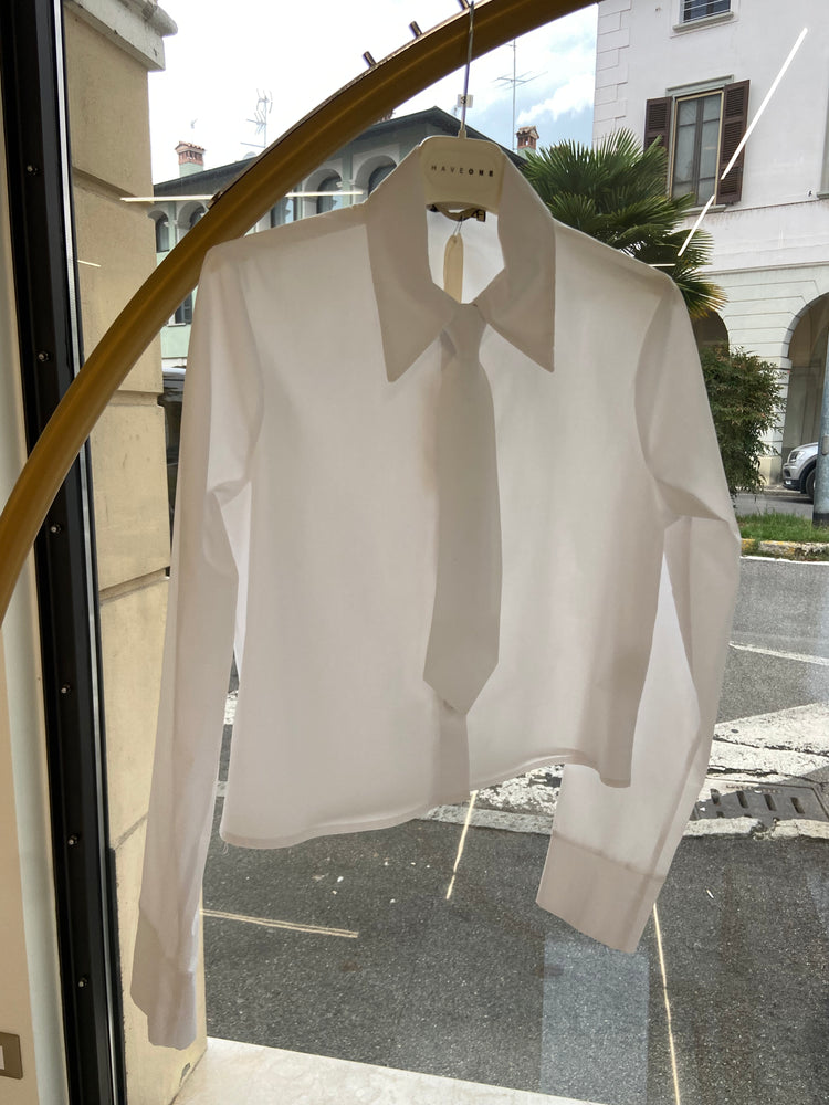 HAVEONE - CAMICIA CORTA - BIANCA