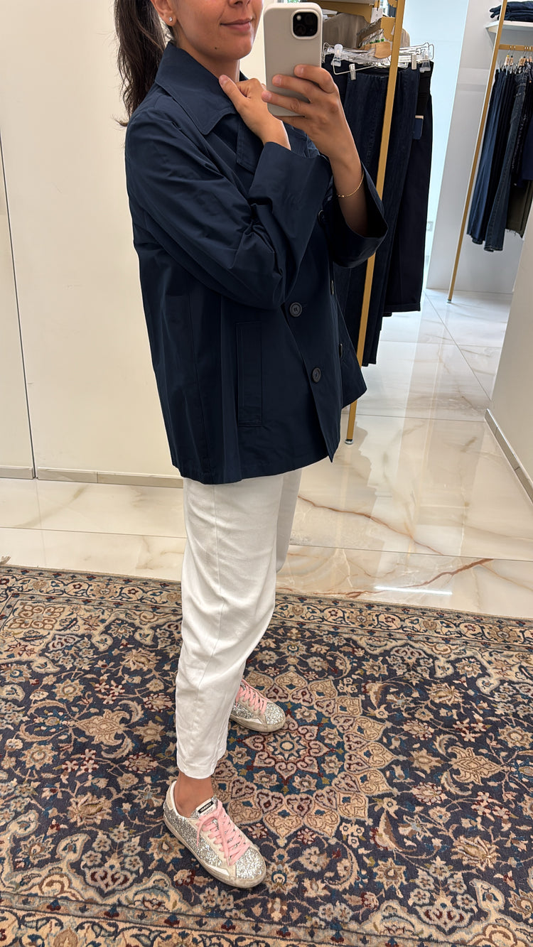 DANIEL & MAYER - TRENCH DOPPIOPETTO - BLU