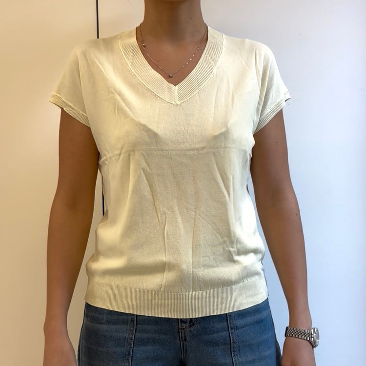 SUSY MIX - GILET SLIM - GIALLO