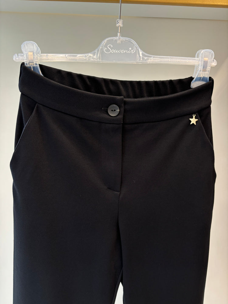 SOUVENIR - PANTALONE BASICO - NERO