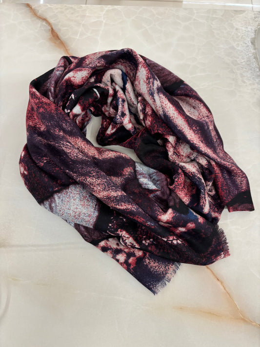 DANIEL E MAYER - SCIARPA FANTASIA - VINO