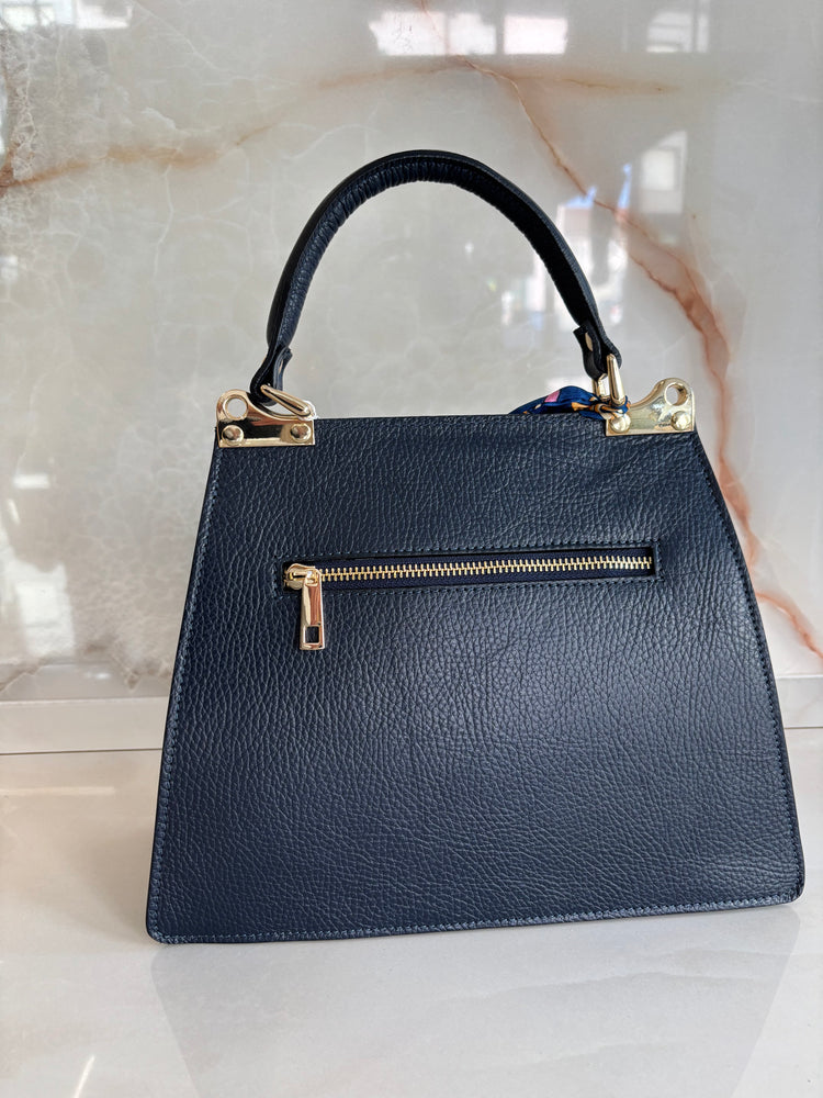 BORSA - FOULARD - BLU NOTTE