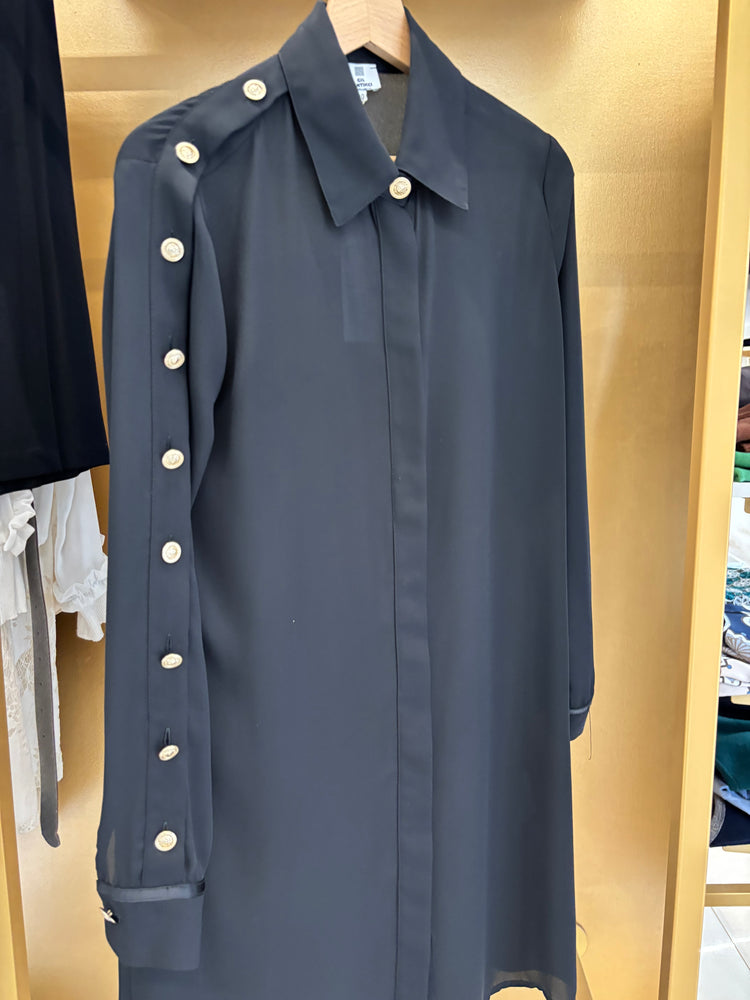 GIL SANTUCCI - CAMICIONE NERO