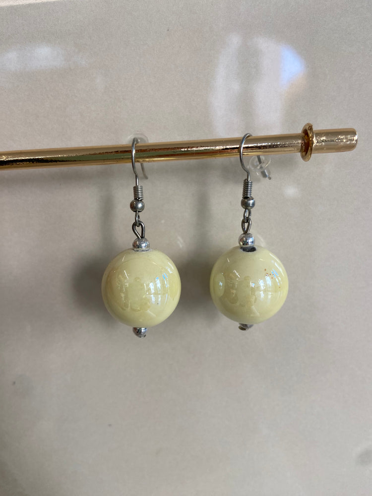 ORECCHINI - PERLA GIALLA