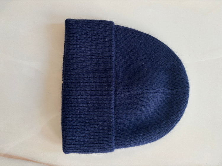 BERRETTA CON RISVOLTO - MUSA - BLU NOTTE