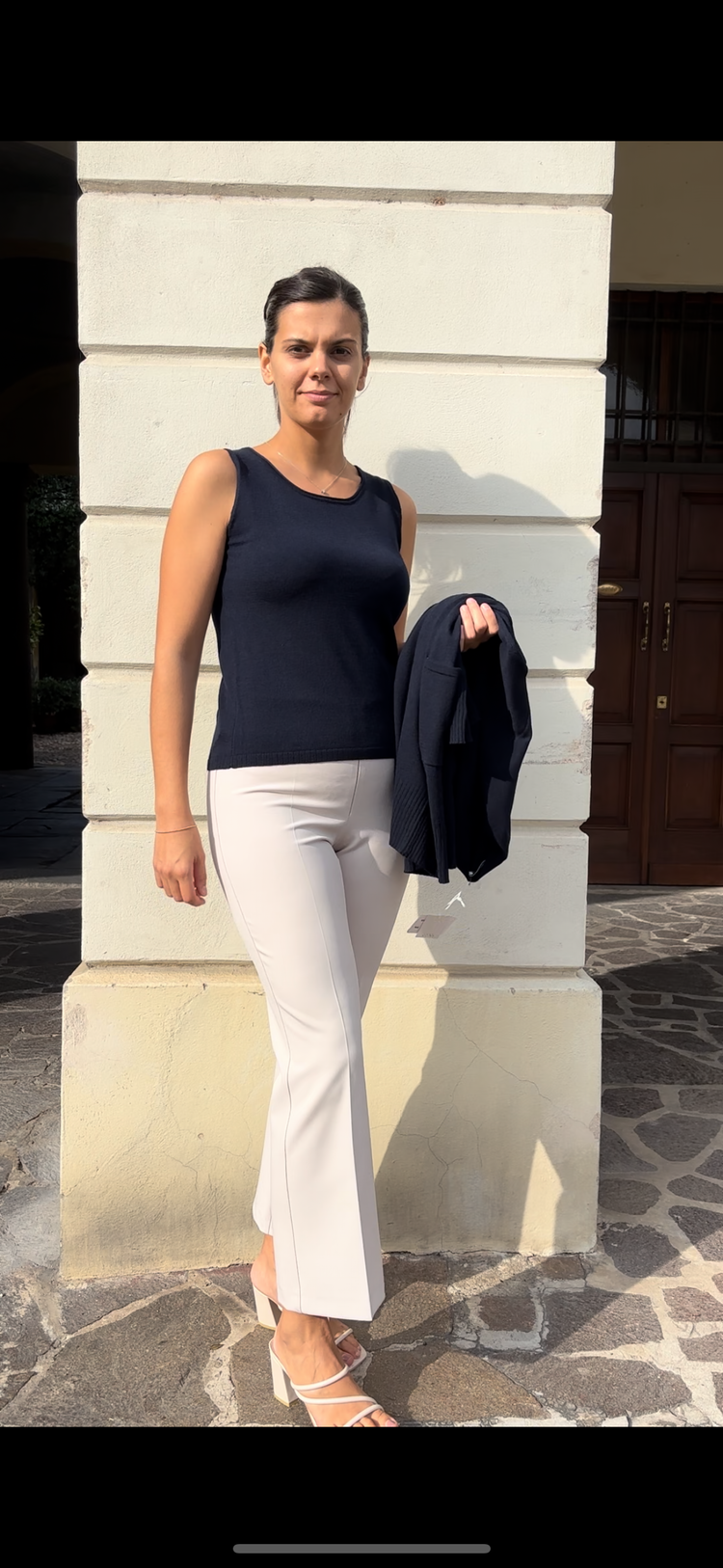 DANIEL & MAYER - CARDIGAN LUNGO - BLU