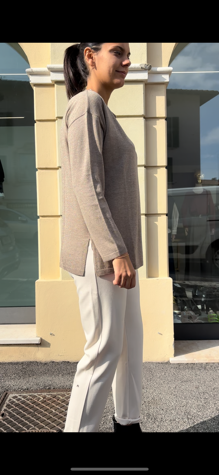 DANIEL & MAYER - MAGLIA "LUNGA" - CAFFELATTE