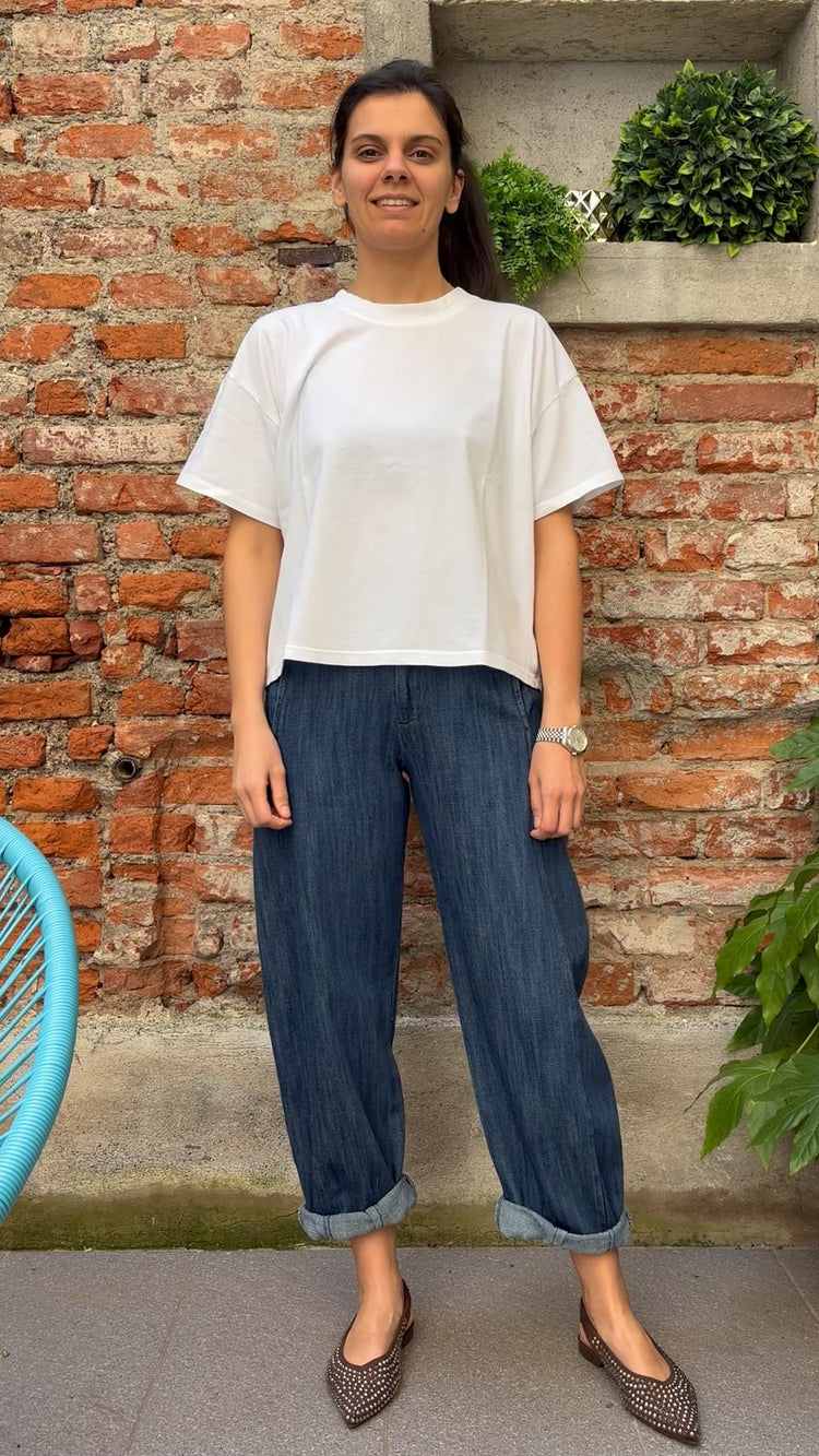 SUSY MIX - T SHIRT SCATOLETTA - BIANCA