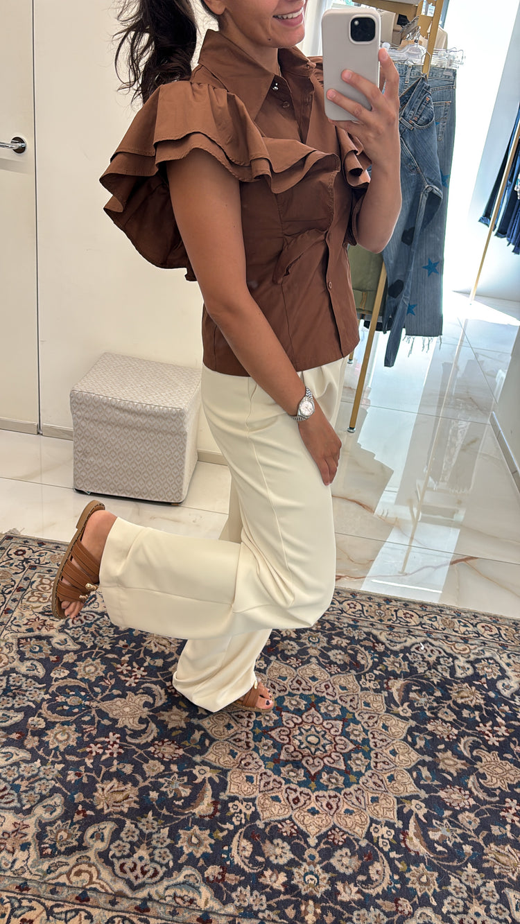 SOUVENIR - PANTALONE LADY - PANNA