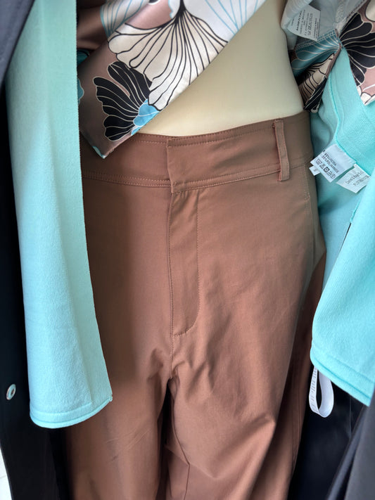 DANIEL & MAYER - PANTALONE OVETTO SUPER LEGGERO - CIOCCOLATO