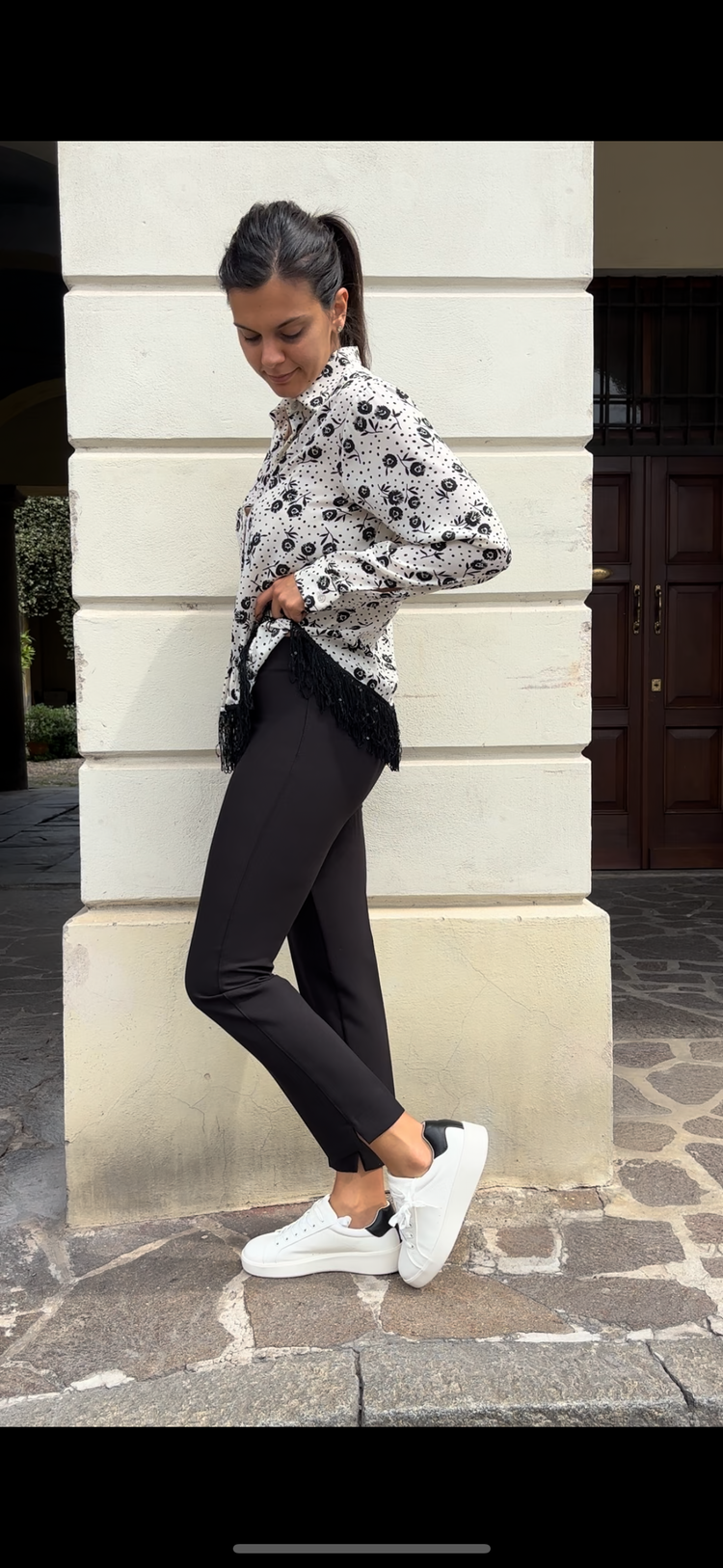 DANIEL & MAYER - PANTALONE BASICO cod. CAMERON - NERO