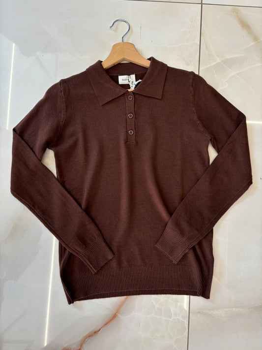 SUSY MIX - POLO IN MAGLIA - MORO