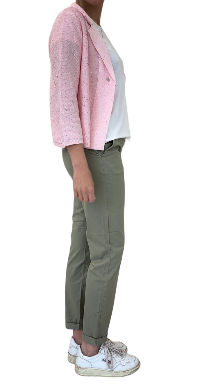 PANTALONE - CHINO -  VERDE MILITARE