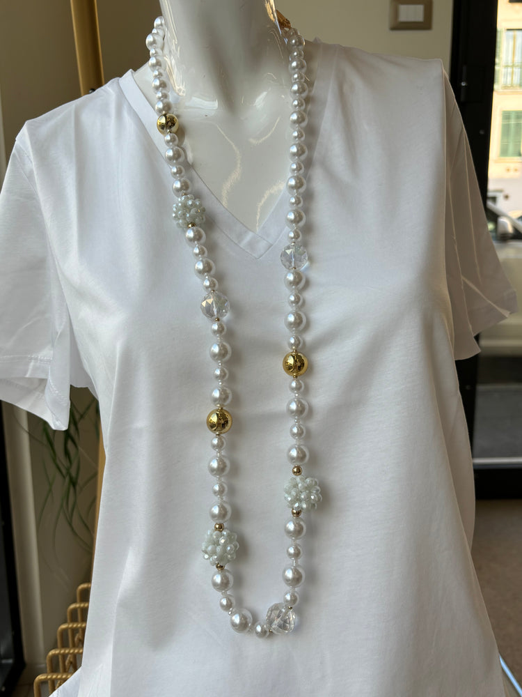 COLLANA - PERLE - BIANCA