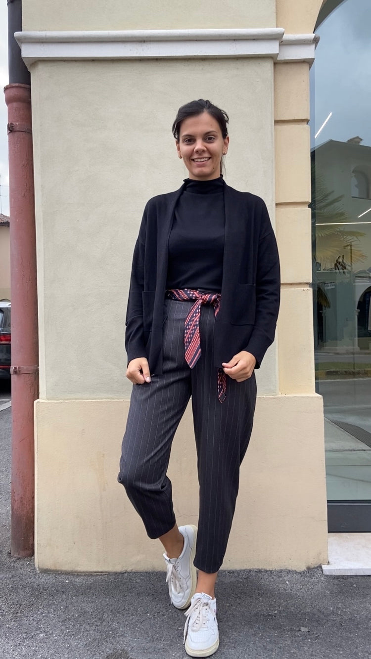 DANIEL & MAYER - CARDIGAN COORDINATO - NERO