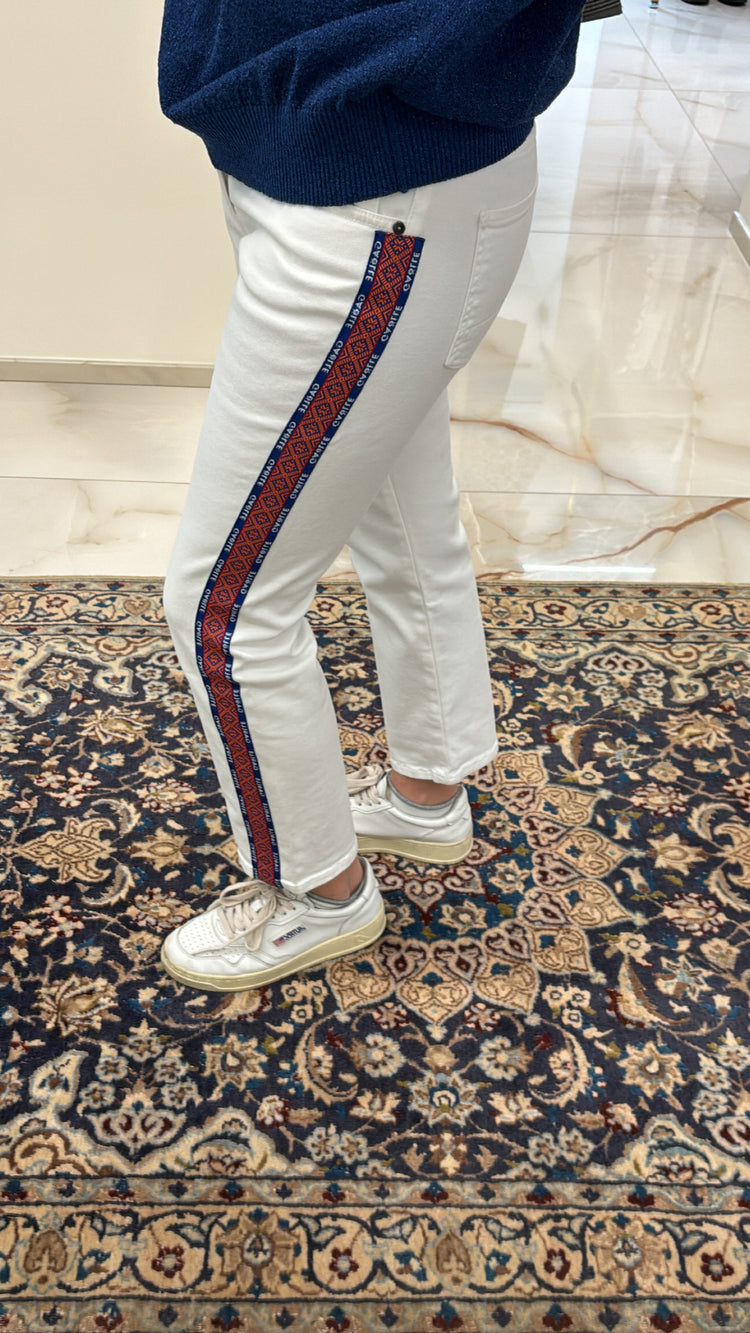 GAELLE PARIS - JEANS - BIANCO