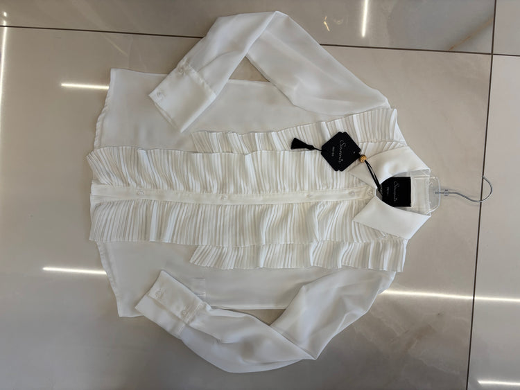 SOUVENIR - CAMICIA CON ROUGE - BIANCA