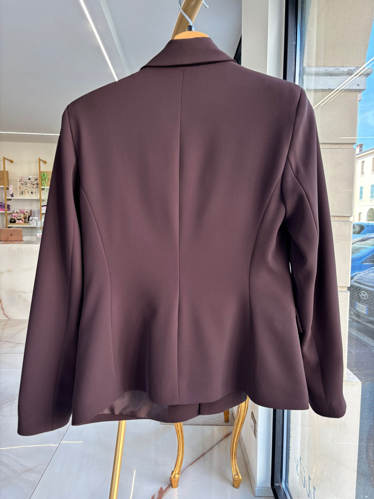 ANGELA DAVIS - TAILLEUR SUSANNE GIACCA - CIOCCOLATO