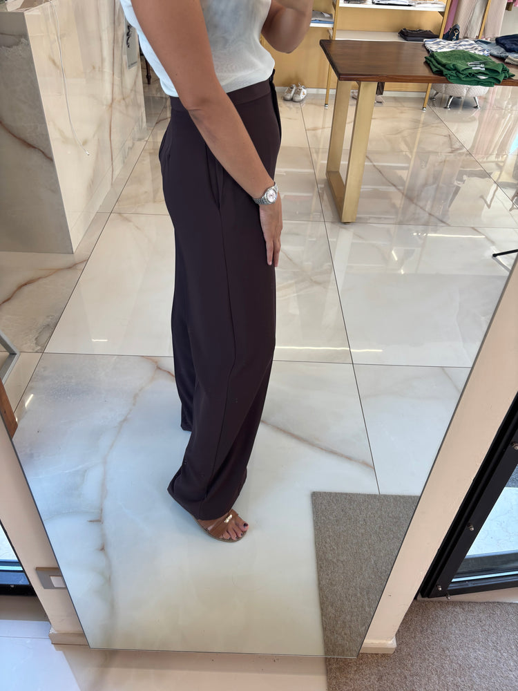 ANGELA DAVIS - TAILLEUR SUSANNE PANTALONE - CIOCCOLATO