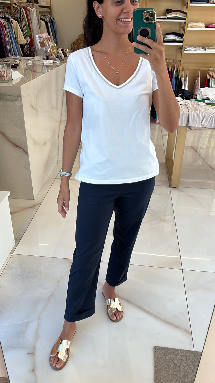 CARMEN - PANTALONE BLU - DRITTO