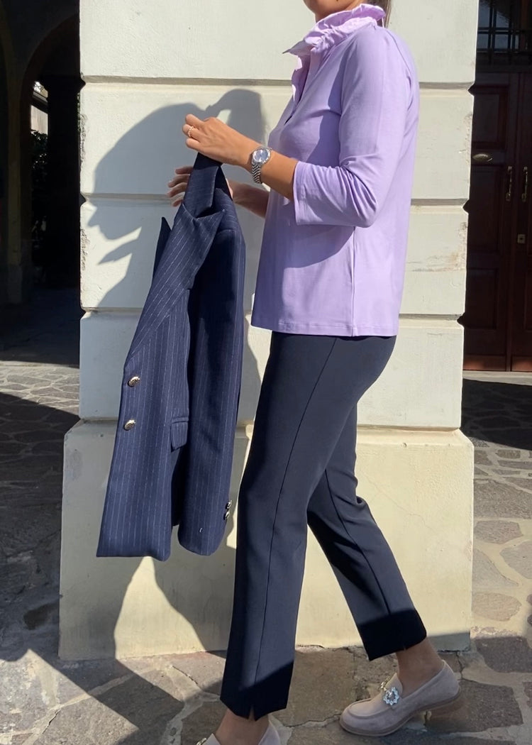 DANIEL & MAYER - PANTALONE BASICO cod. CAMERON INVERNALE - BLU