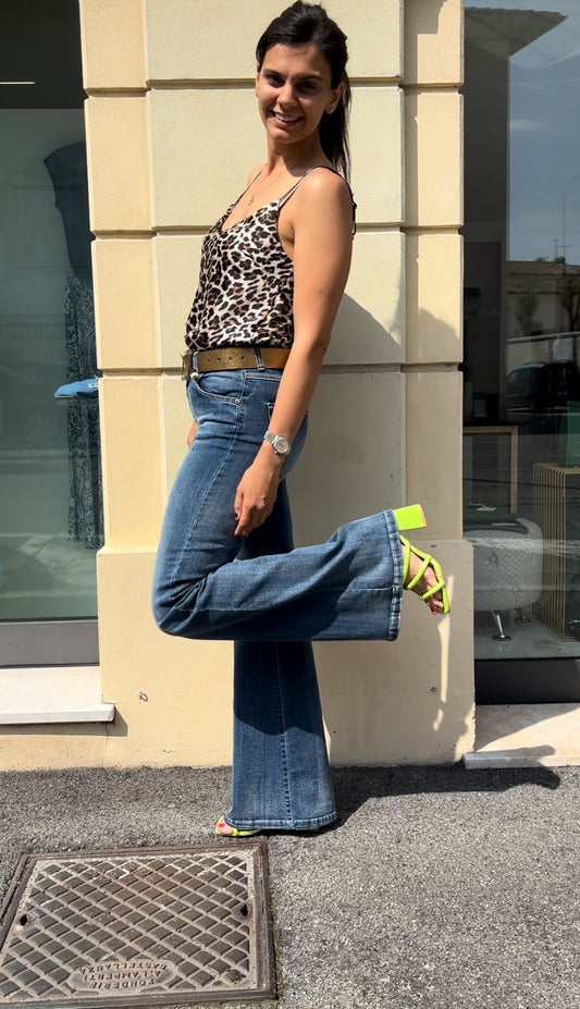 SANDALI MULES - VERDE