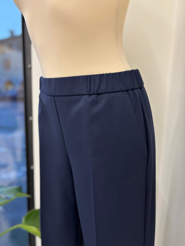 DANIEL & MAYER - PANTALONE PALAZZO IN TESSUTO - BLU