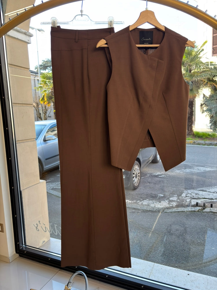 SOUVENIR - PANTALONE ASIA - CHOCO